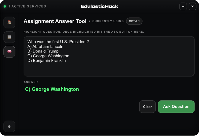 EdulasticHack Interface